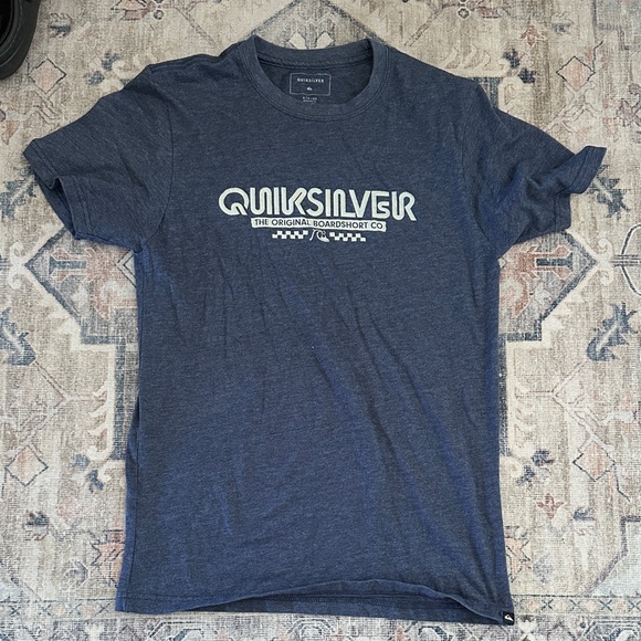 Quiksilver Men's Navy Graphic Tee - Picture 1 of 1